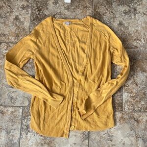 Women's Mustard Cardigan